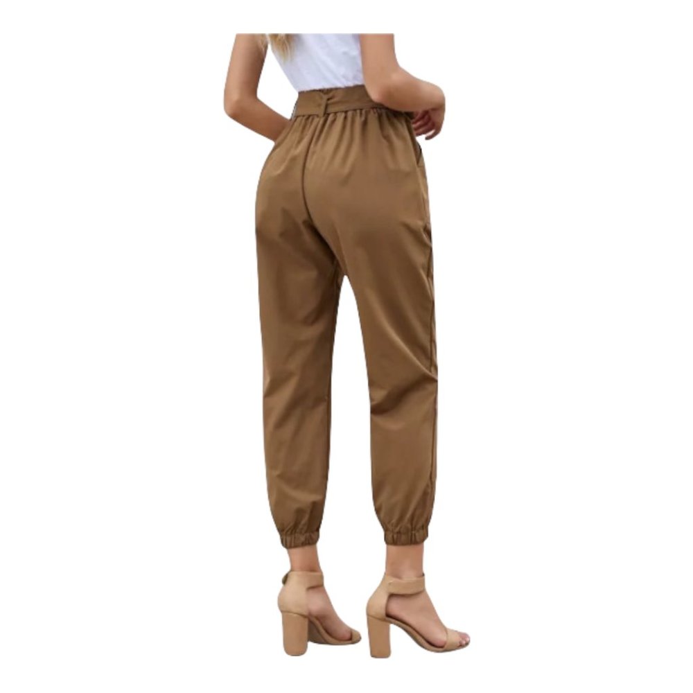 Belted Frock-Style Pants - Picture 4 of 12